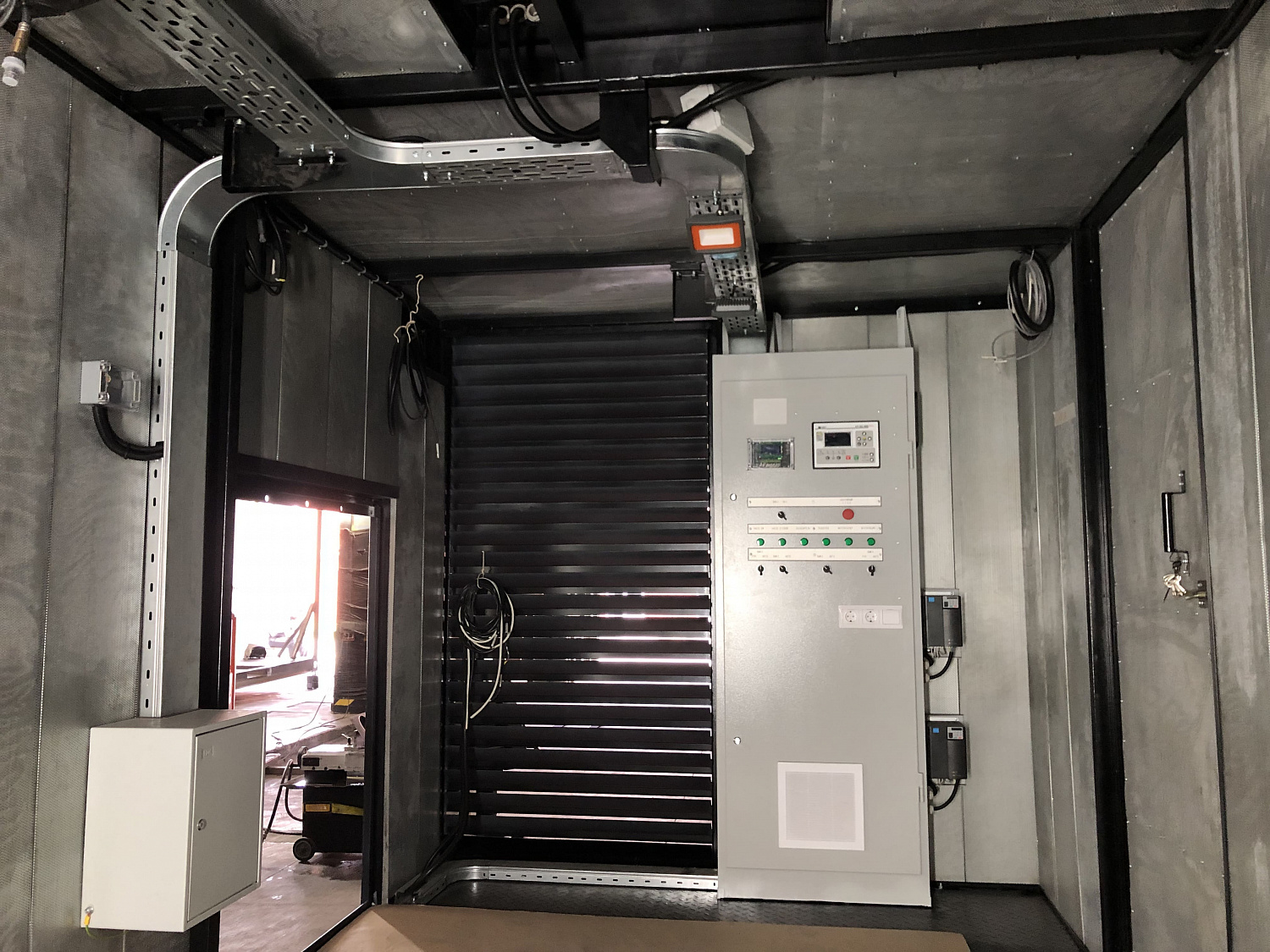 Контейнер для газопоршневого агрегата АГП с системой шумоизоляции и тепловым модулем